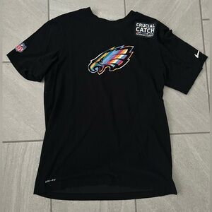 Philadelphia Eagles Nike Dri Fit Crucial Catch T Shirt NFL Men’s Medium